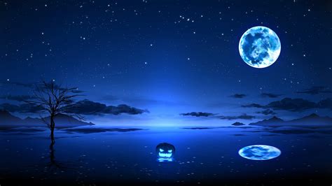 anime moon wallpaper 4k.